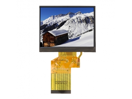 3.5寸高亮液晶屏 1200亮度 RGB+SPI接口 320*240 3.5英寸高亮液晶模組